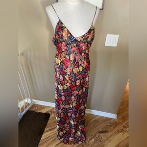 Circa 2000 Floral Dress vintage maxi slip dress GORGEOUS floral